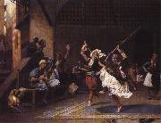 Jean - Leon Gerome The Pyrrhic Dance. oil painting reproduction